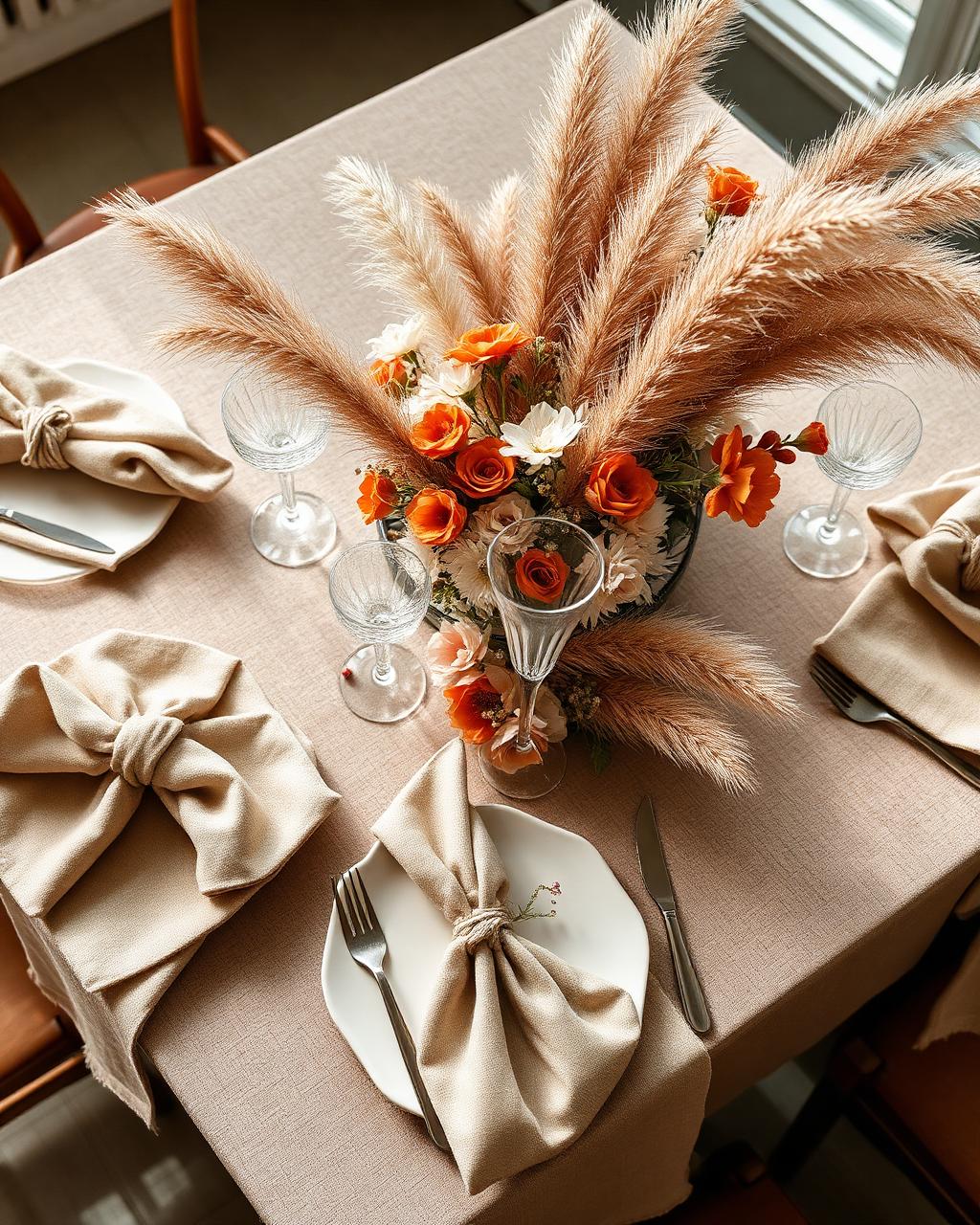 Floral tablescape